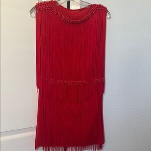 Red Sleeveless Sheath Mini Dress for Cocktail